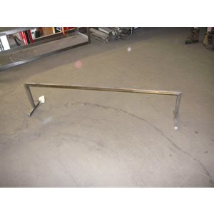 Crémaillere murale inox 55 po