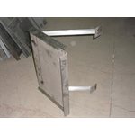Tablette mural boulay inox 23 1 / 2 x16 avec equerre