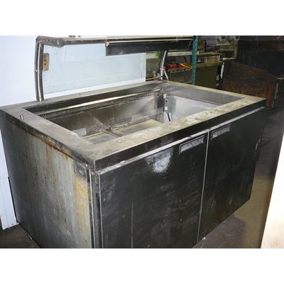 Table froide ERL 54 x37 dessus ouvert et pare haleine