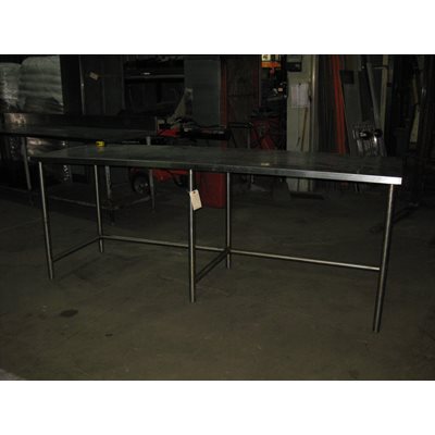 Table de travail inox 30 x96