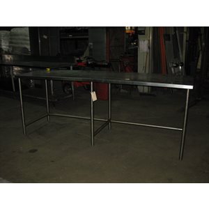 Table de travail inox 30 x96