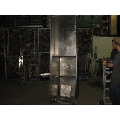 Evier 48 po avec bavette 45 3 / 4