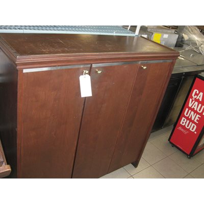 Meuble de rangement 2 portes 49 x17x48 1 / 2