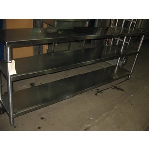 Etagere 3 tablettes Soudées 84 1 / 2x14 x331 / 2