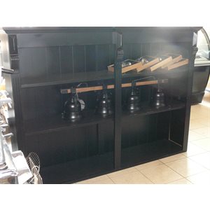 Bibliotheque murale 3 tablettes 72x16 52 h