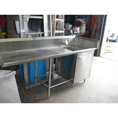 Sortie de lave vaiselle + caisson et evier 20 x20 x10